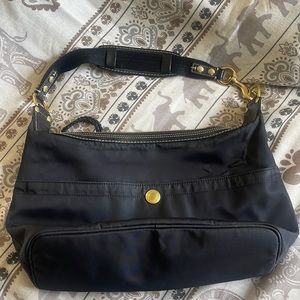 SOLD Coach Purse Black Nylon F10799